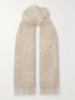 GG SCARF BEIGE